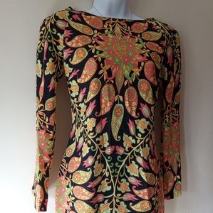 NWT Zara multicolor print mini dress size xs